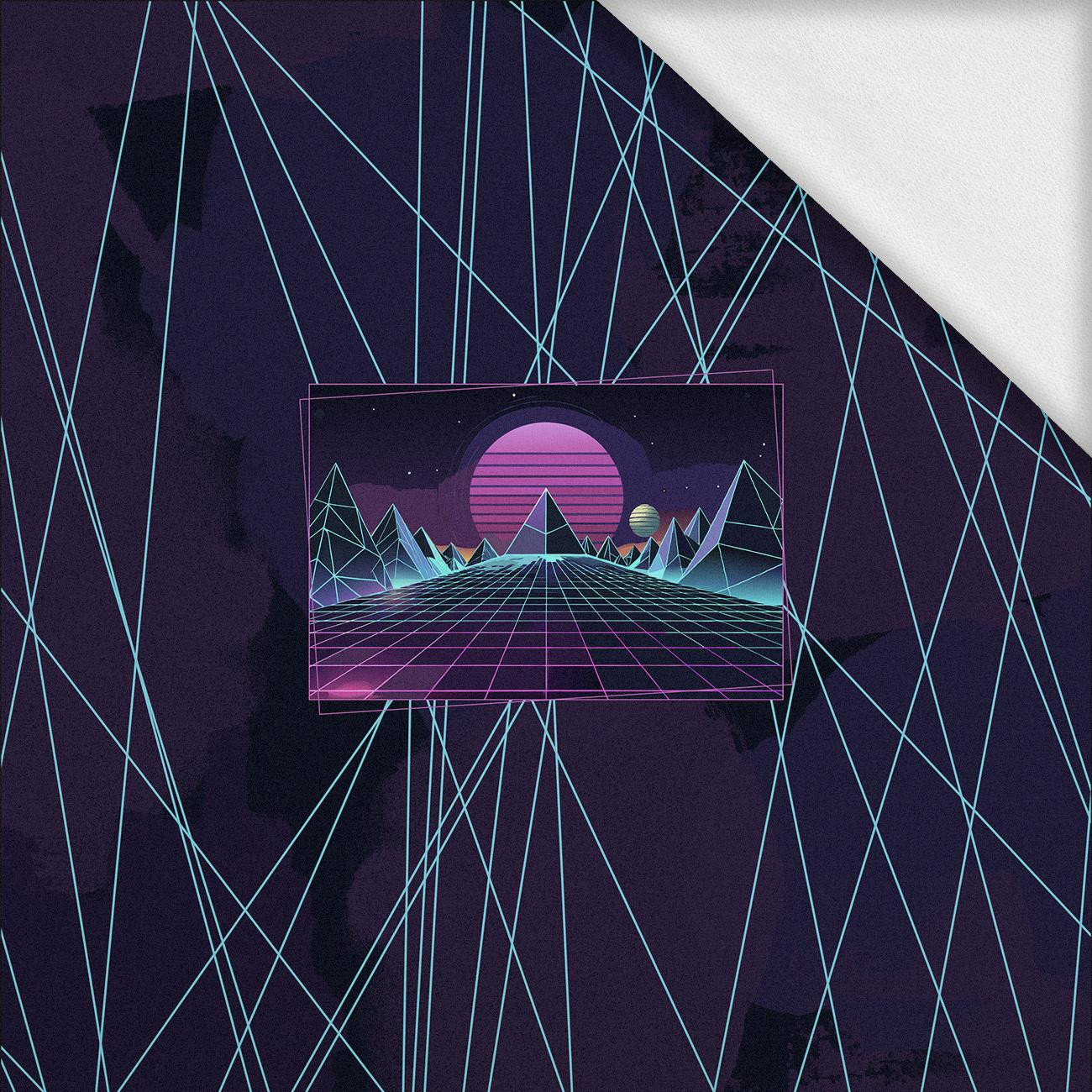 NEON GALAXY WZ.12 - PANEL (60cm x 50cm) dzianina pętelkowa z elastanem ITY