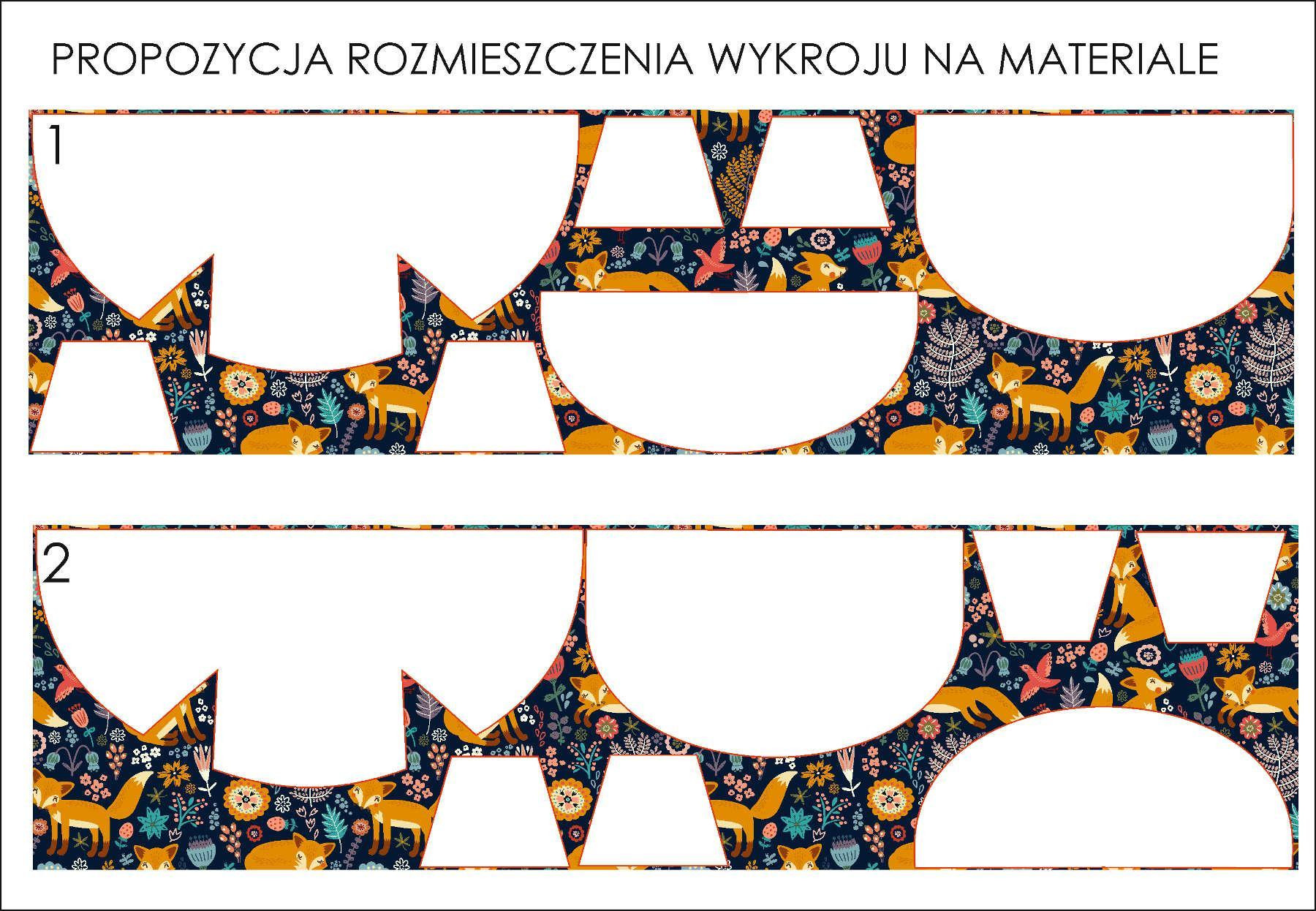 NERKA - LIŚCIE KLONU / czarny - duży