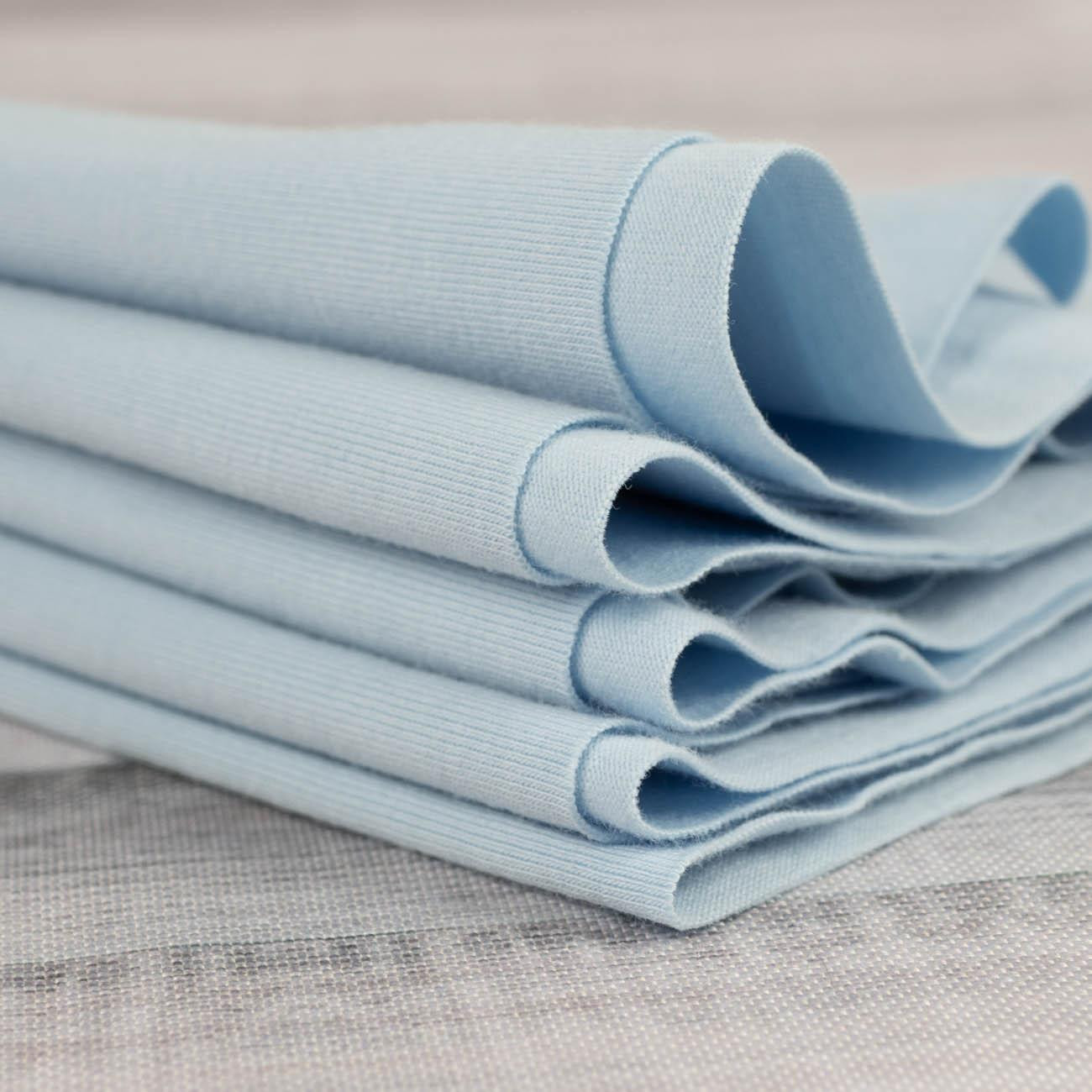 D-75 BŁĘKITNY/ BABY BLUE Dzianina t-shirt z elastanem TE210 