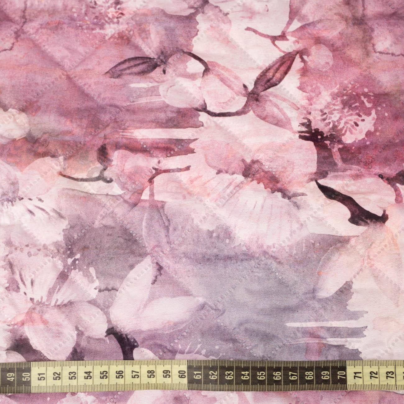 PINK PARADISE WZ. 1 - ortalion pikowany w romby