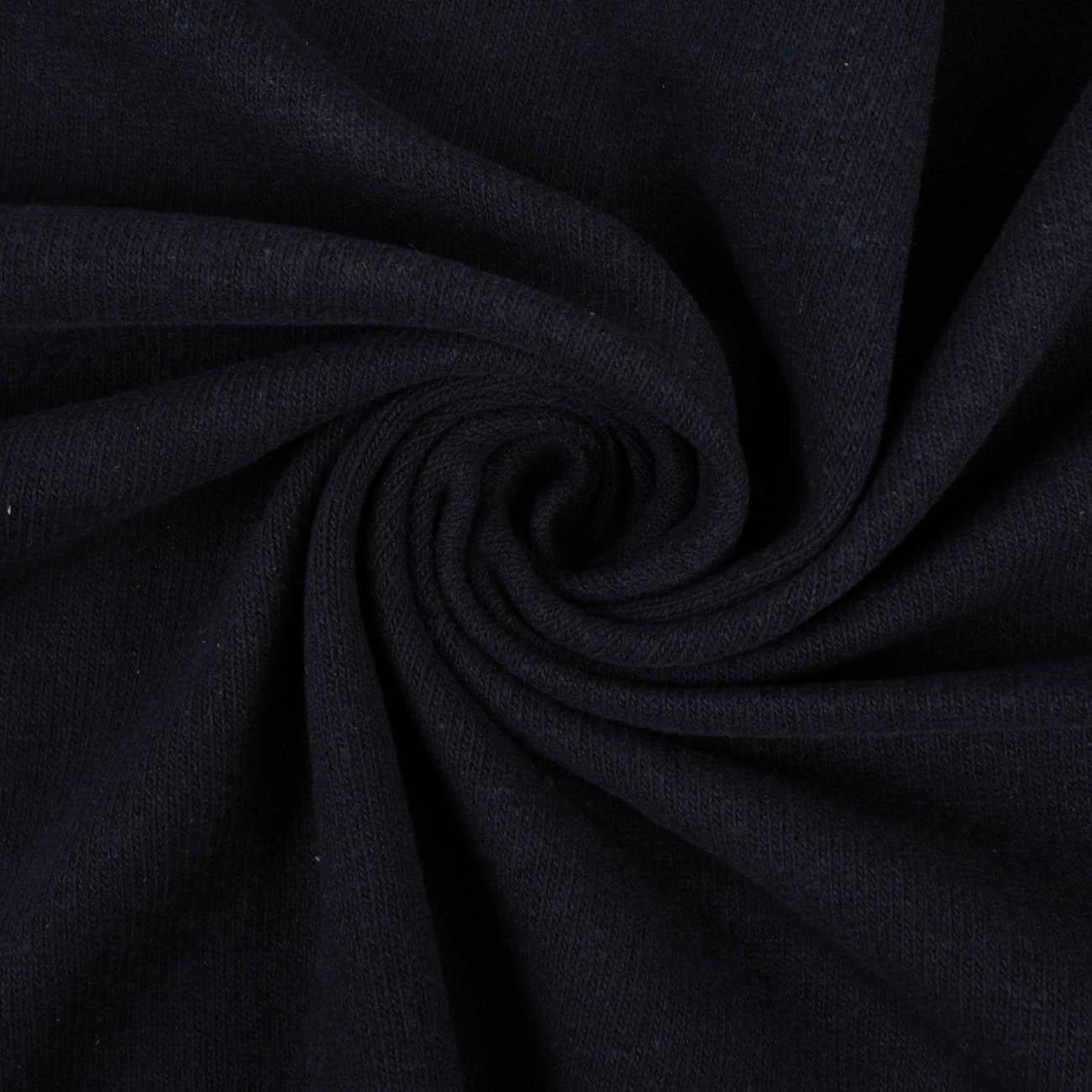 Dzianina swetrowa szmerglowana - NAVY