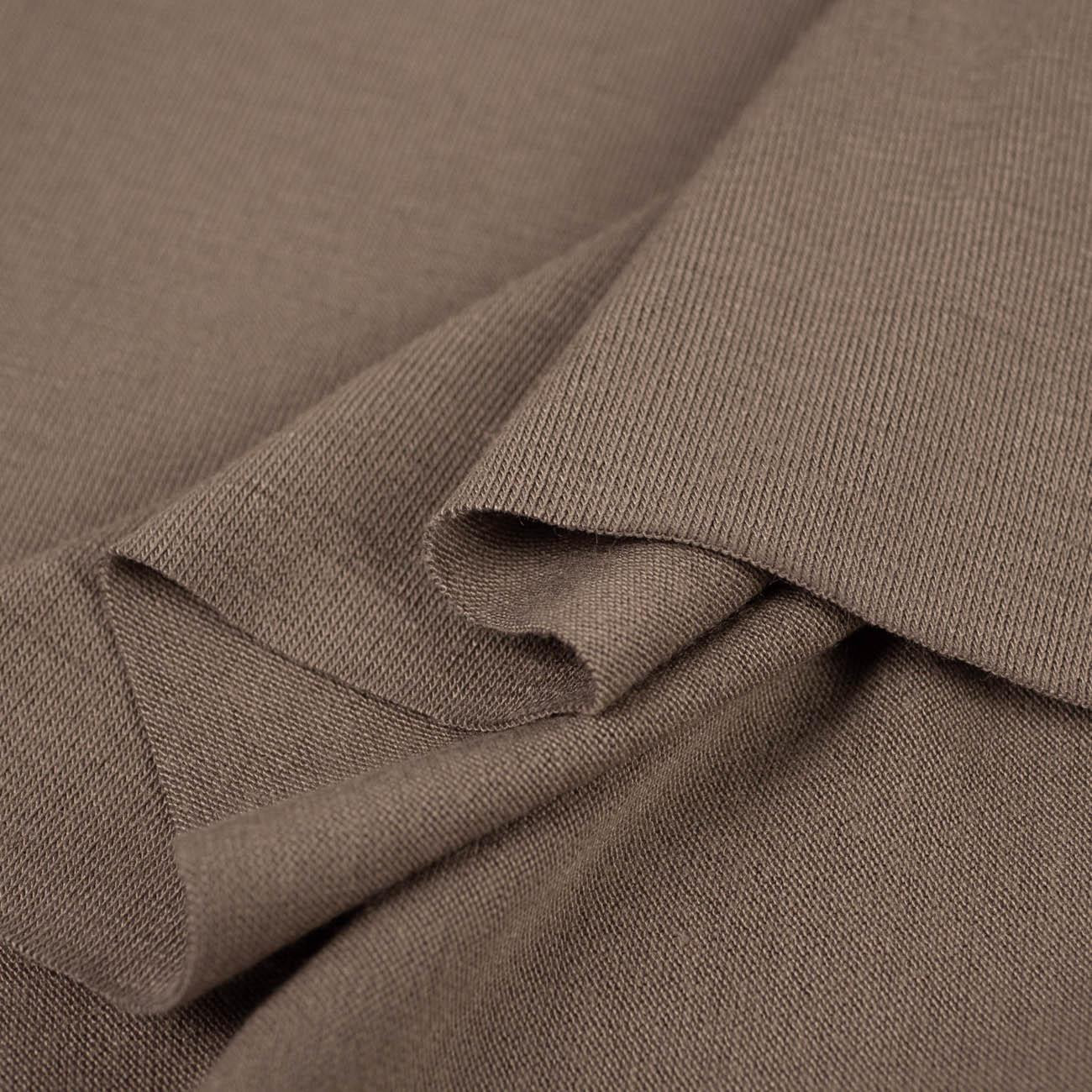 W-43 KAWA - dzianina wiskozowa single jersey 210g