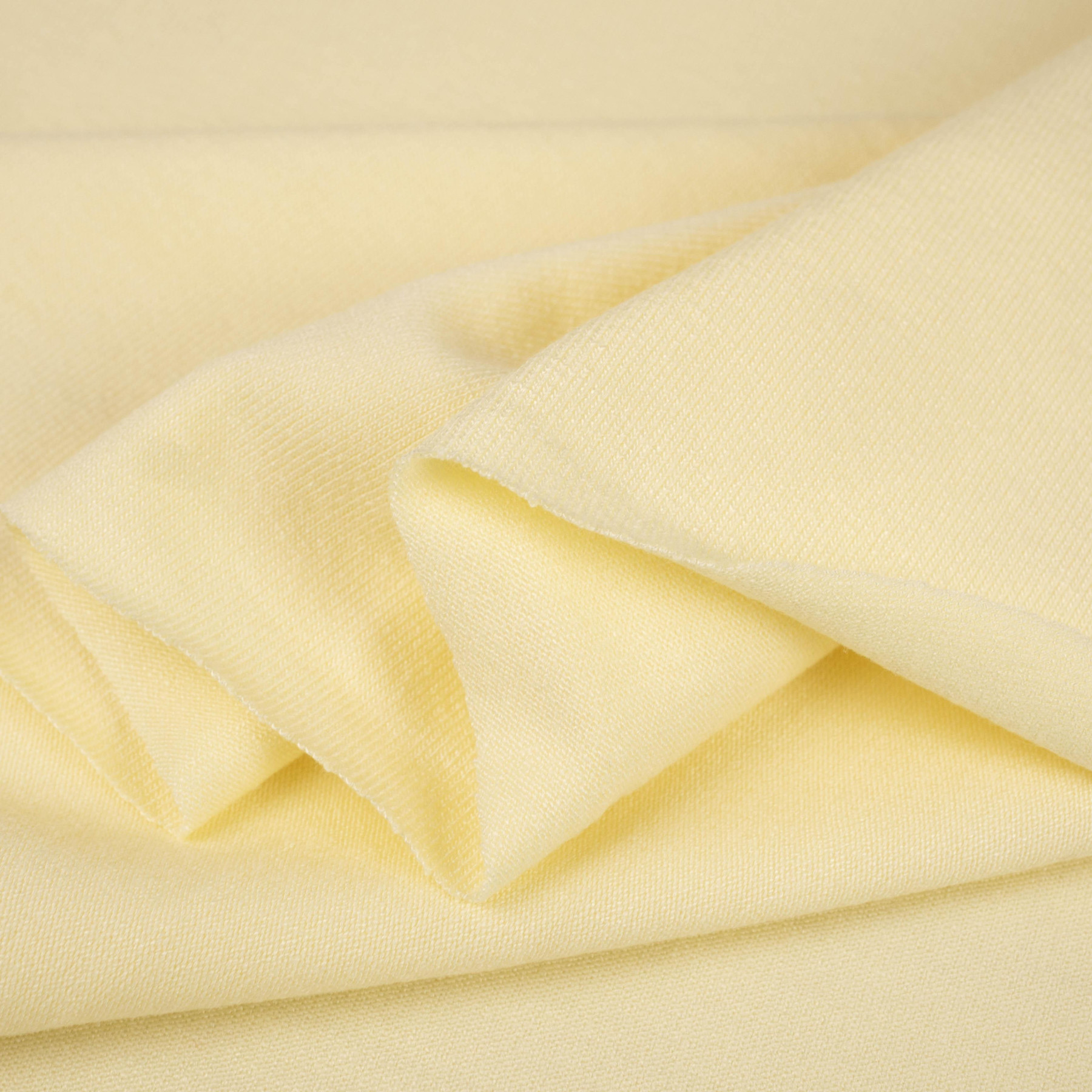 W-120 ZÓŁTY  (BUTTER YELLOW 2) - dzianina wiskozowa single jersey 210g