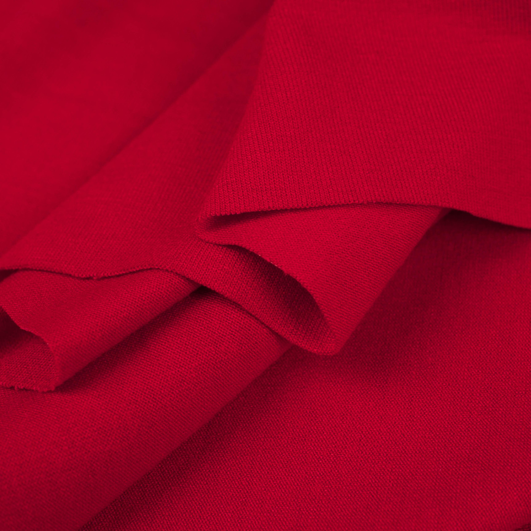 W-09 CZERWONY - dzianina wiskozowa single jersey 210g