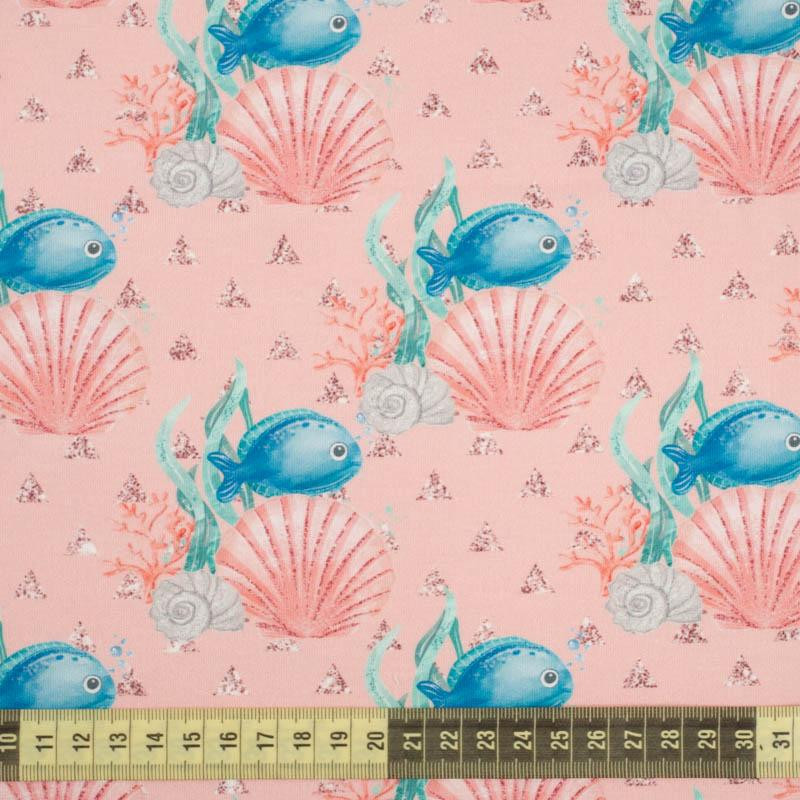 RYBKI I MUSZELKI (BAJKOWY OCEAN) / różowy (PINK)