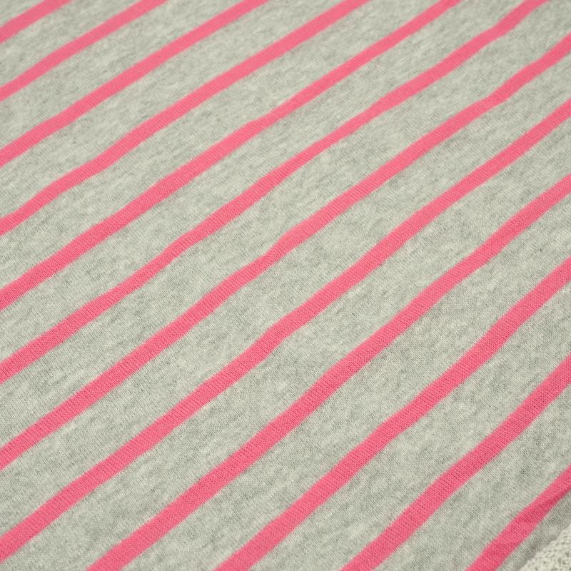 PASKI MELANŻ SZARY / różowy (2cmx0,7cm) - pętelka fantazyjna