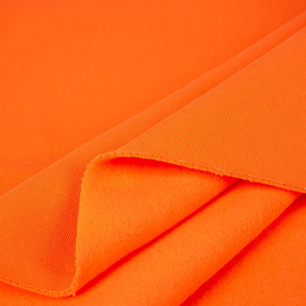 D-67 DEEP ORANGE  - gruba dresówka drapana D300
