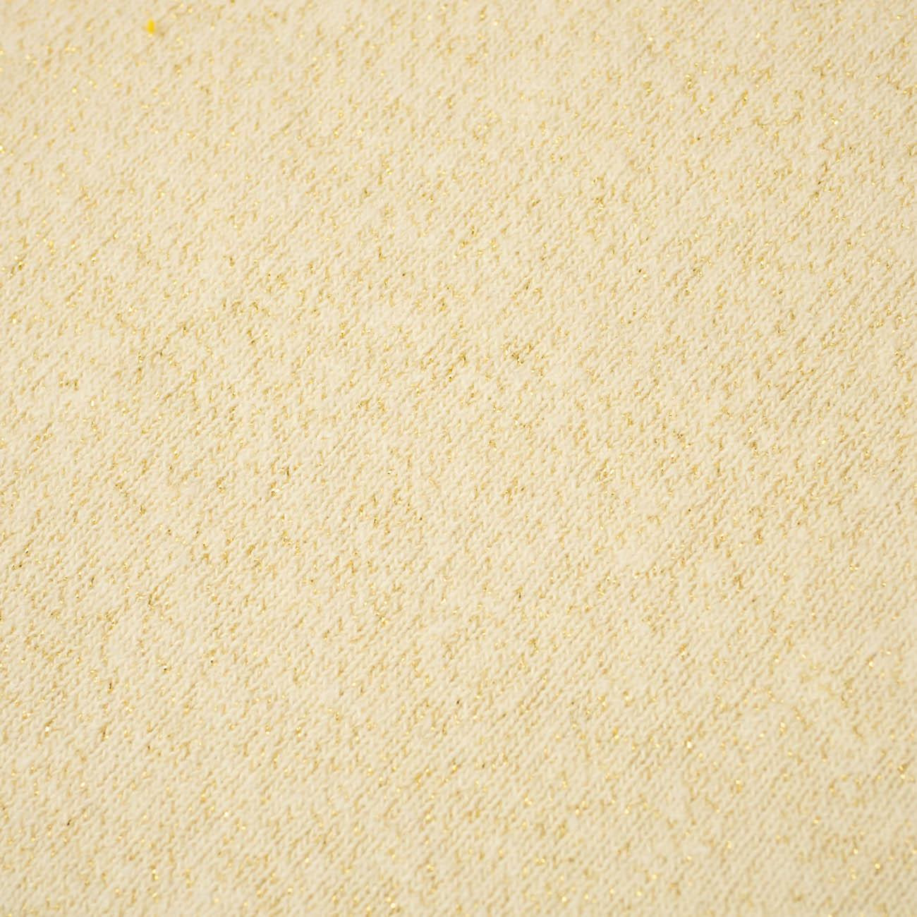 Dzianina swetrowa z lureksową nitką 200g (ECRU - BUTTER YELOW)