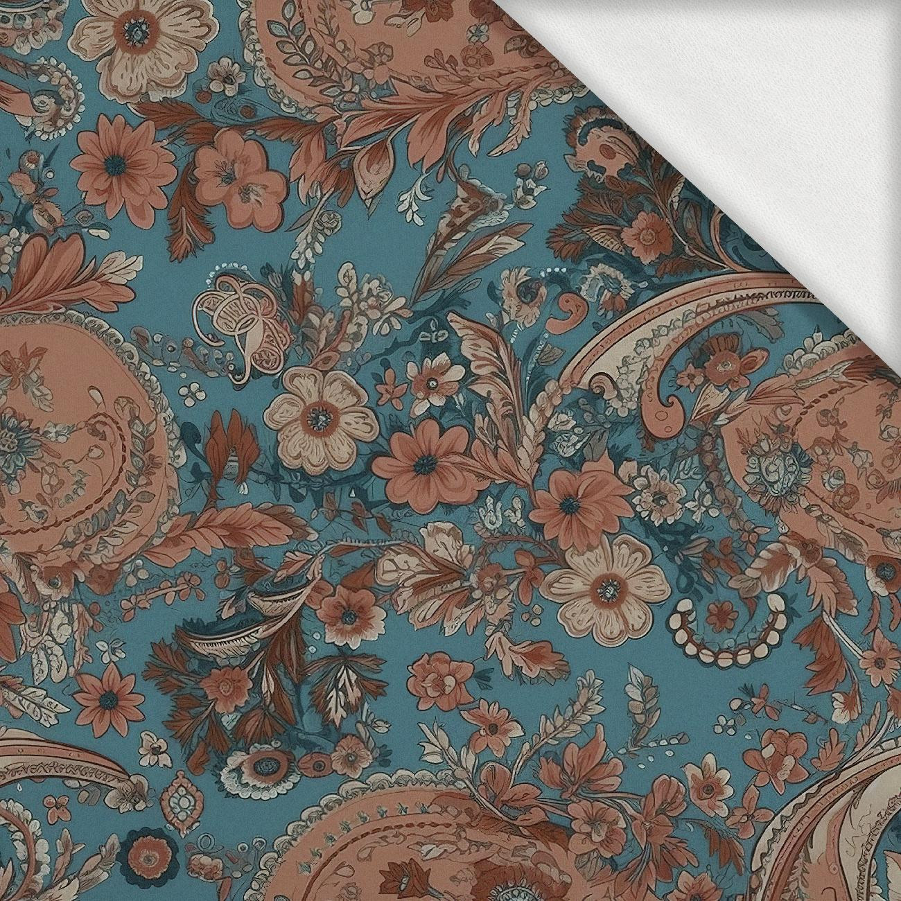 PAISLEY / Mocha Mousse  - dzianina pętelkowa z elastanem ITY