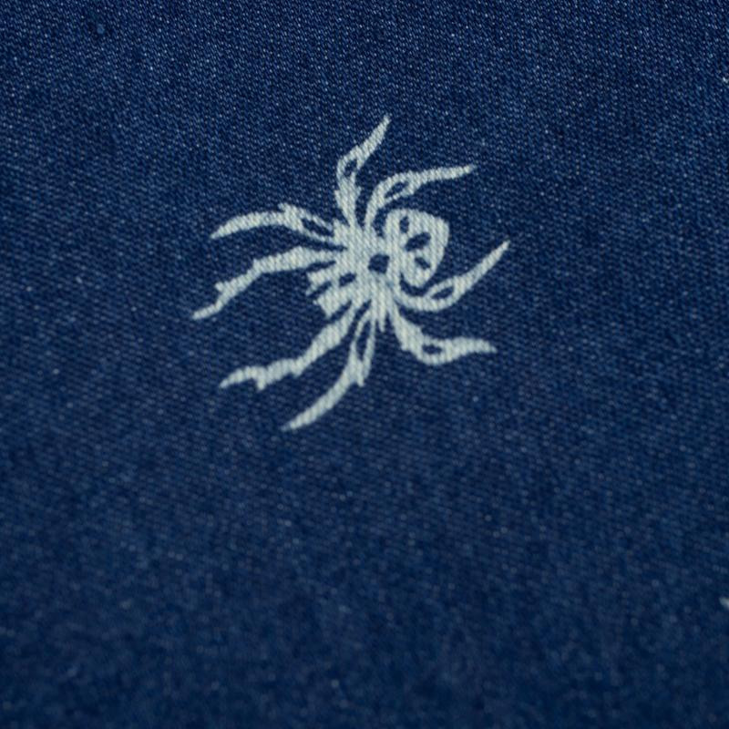 PAJĄKI / ciemny jeans - tkanina jeansowa TJ195