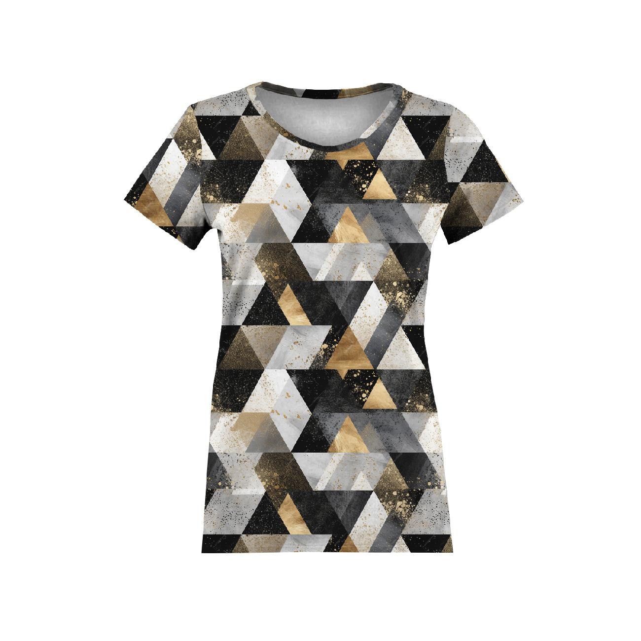 GEOMETRIC WZ. 5 - Jersey wiskozowy