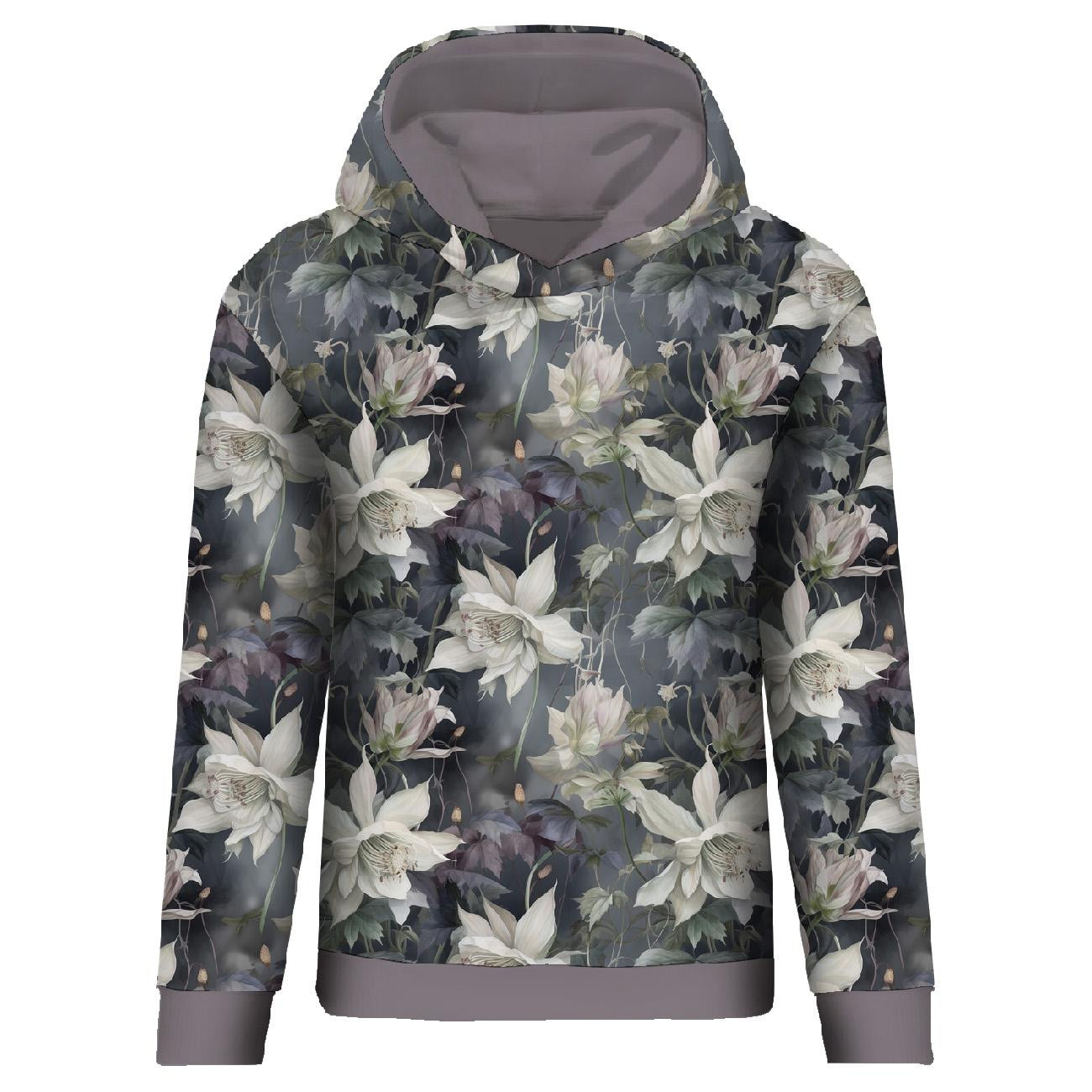 PASTEL FLOWERS WZ.1 - lekka dzianina drapana