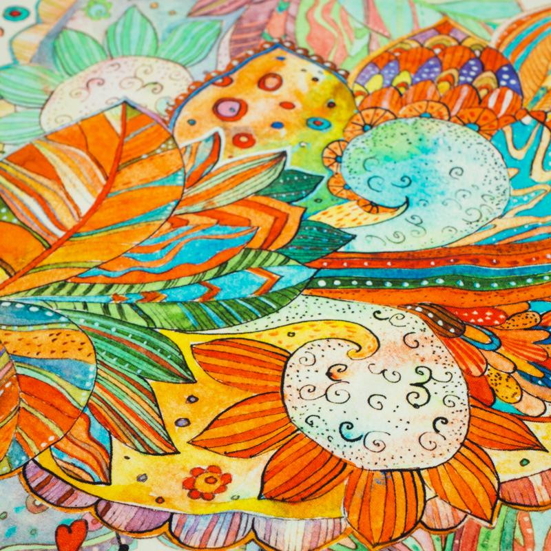 PASTELOWE MEHNDI - dzianina pętelkowa SP250