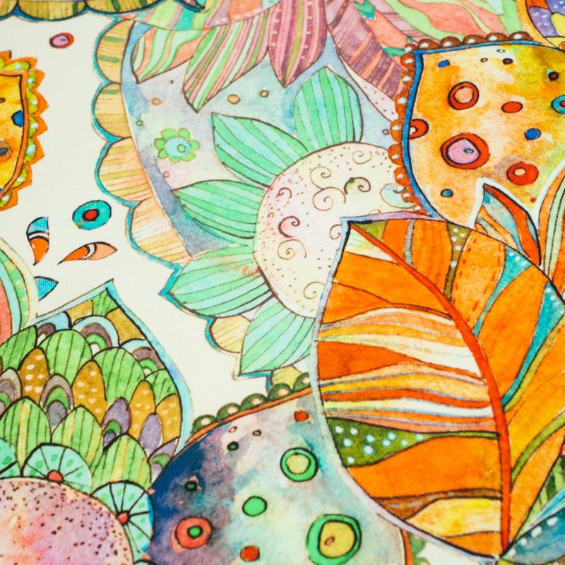 PASTELOWE MEHNDI - dzianina pętelkowa SP250