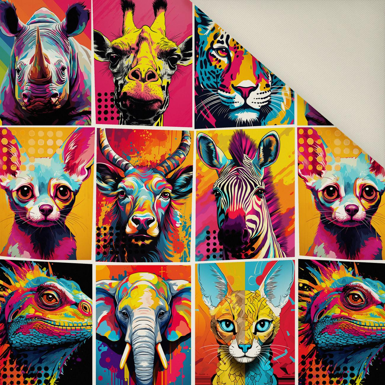 RETRO COMICS wz.9- Welur tapicerski