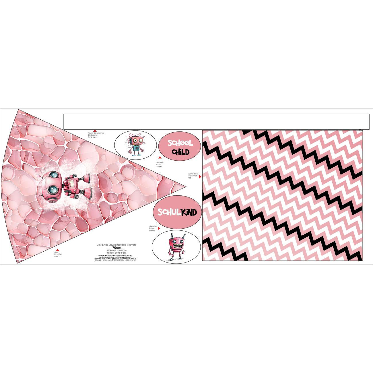 Rożek na słodycze TYTA - ROBOT WZ.15 - zestaw do uszycia