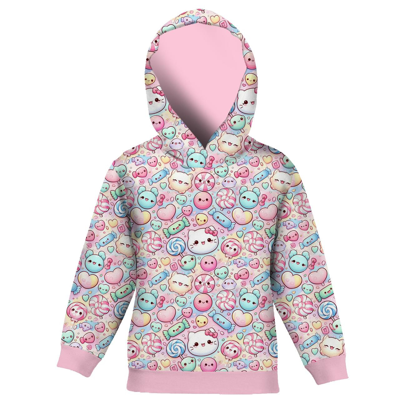 DZIECIĘCA BLUZA Z KAPTUREM (ALEX) - SWEETS WZ.12 - zestaw do uszycia