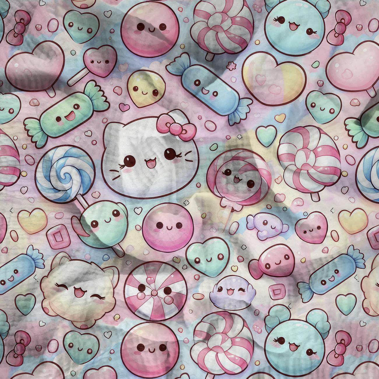 SWEETS WZ.12 - Muślin bawełniany