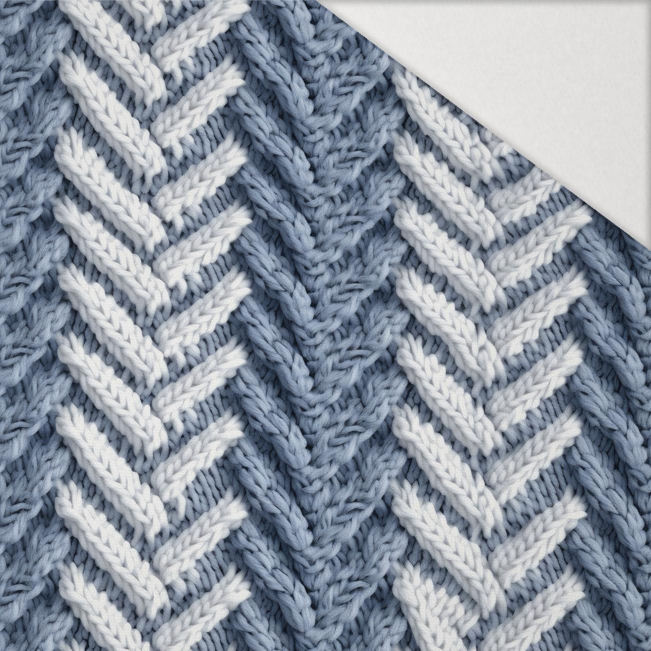 IMITATION SWEATER WZ. 8 - Hydrofobowa dzianina drapana 