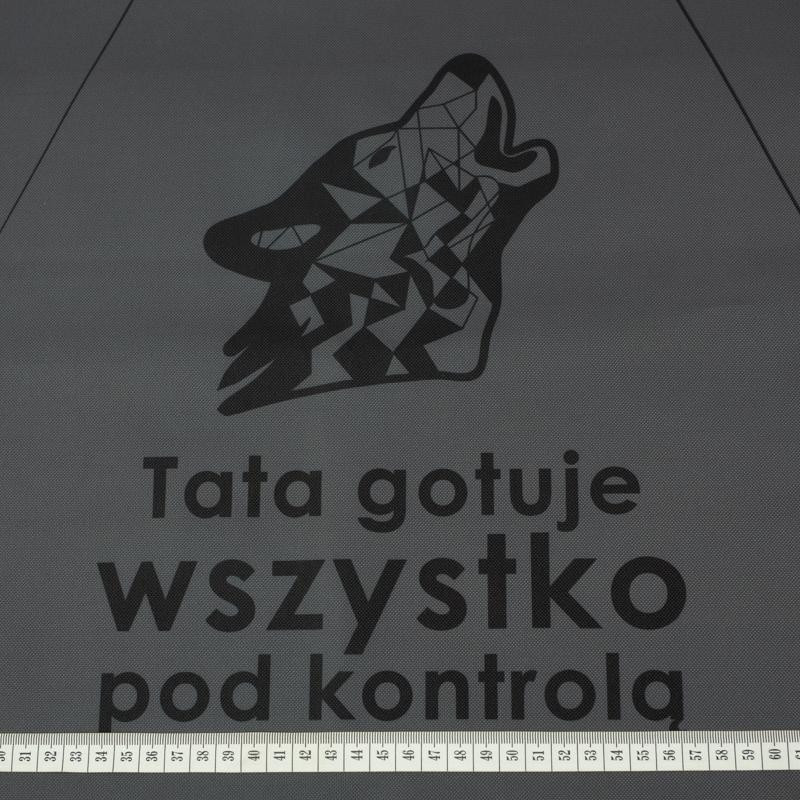 TATA GOTUJE WSZYSTKO POD KONTROLĄ - panel fartuszek tkanina wodoodporna PL 15% 