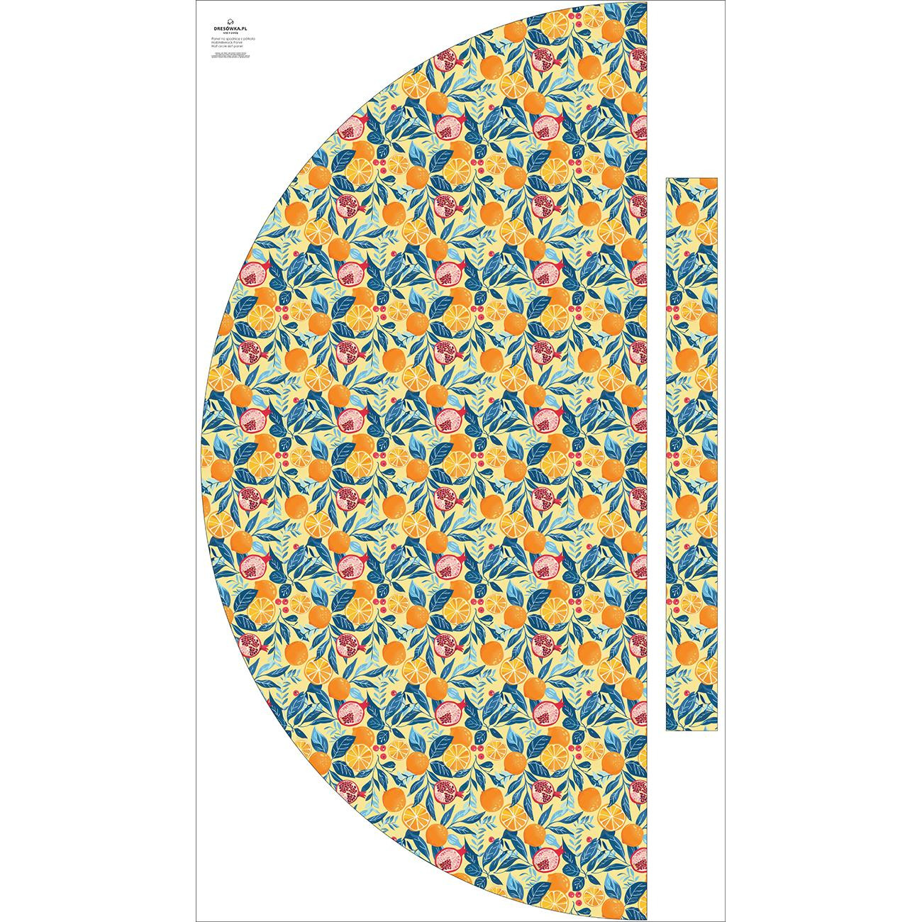 Panel na spódnicę z półkoła "MAXI" - TUTTI FRUTTI wz.5