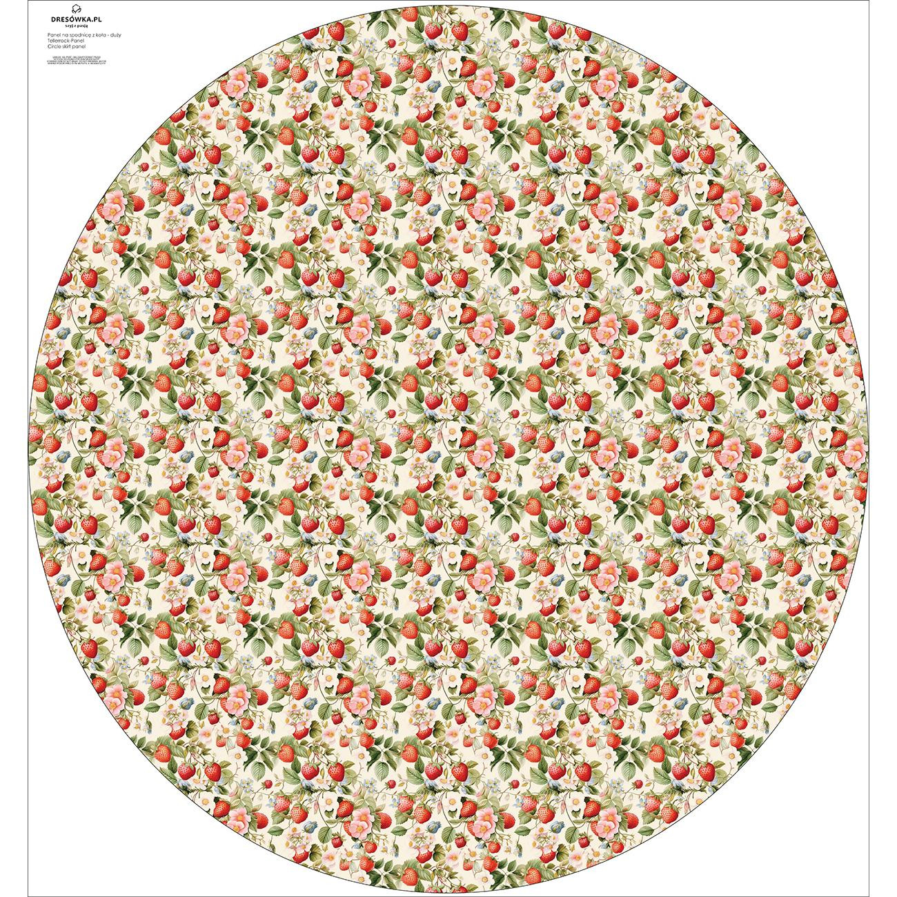 TUTTI FRUTTI WZ.8 - duży panel na spódnicę z koła