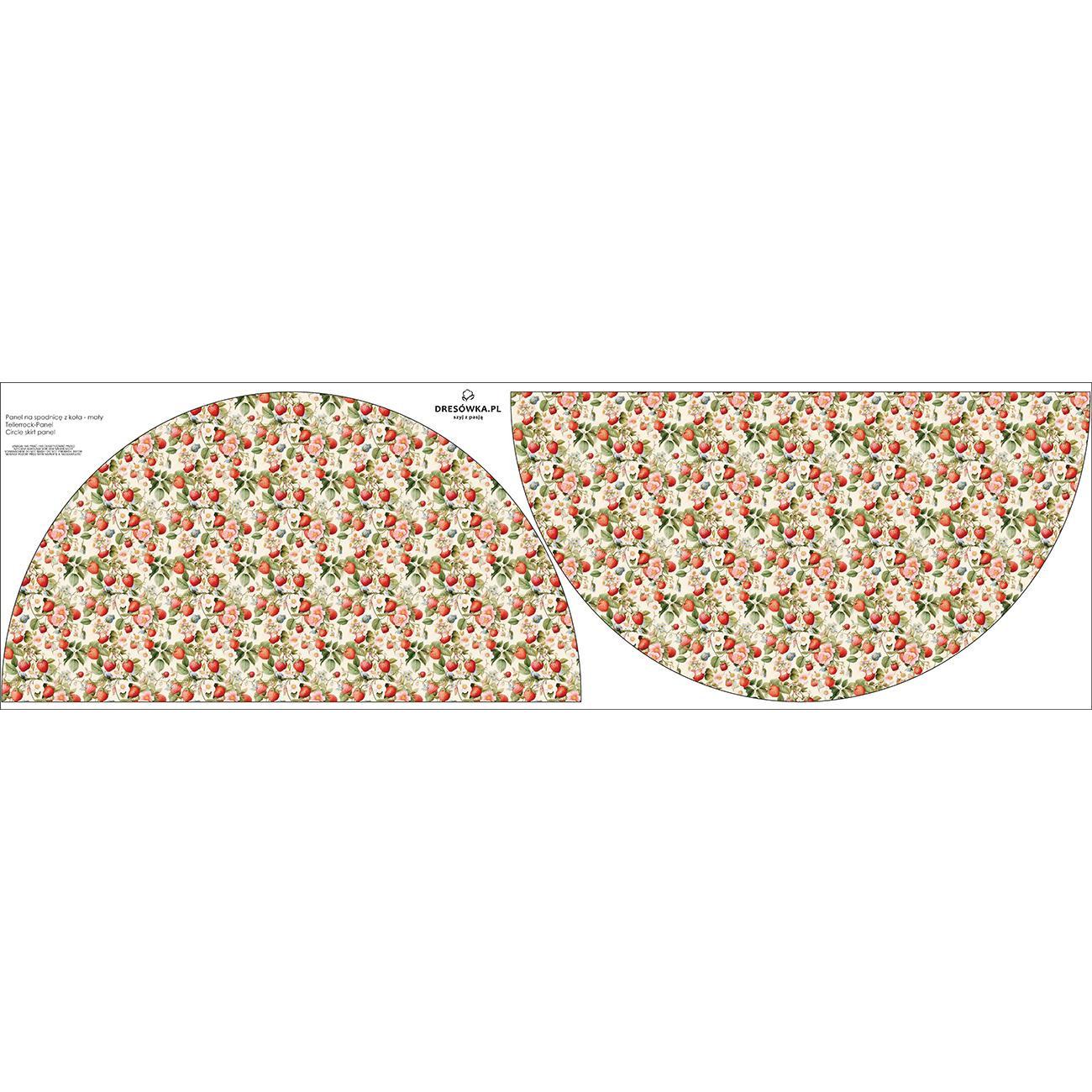 TUTTI FRUTTI WZ.8 - mały panel na spódnicę z koła