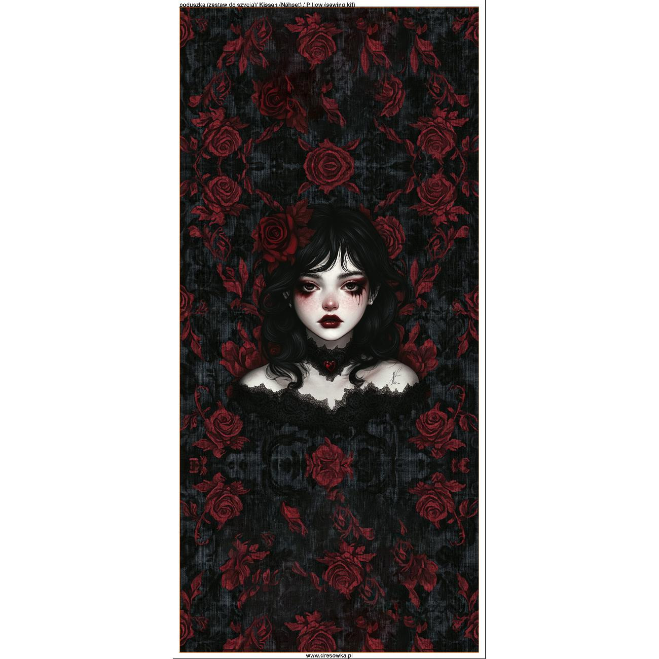 PODUSZKA 45X45 - VALENTINE'S DAY / GIRL - zestaw do uszycia