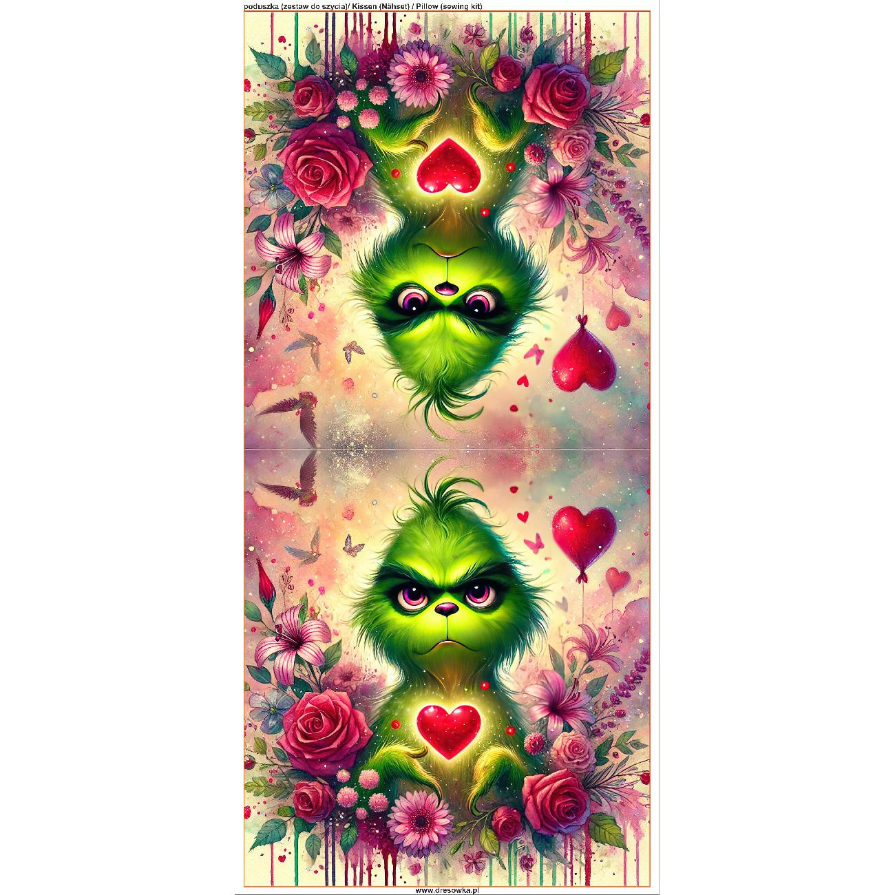 PODUSZKA 45X45 - VALENTINE'S DAY / prankster 1 - zestaw do uszycia
