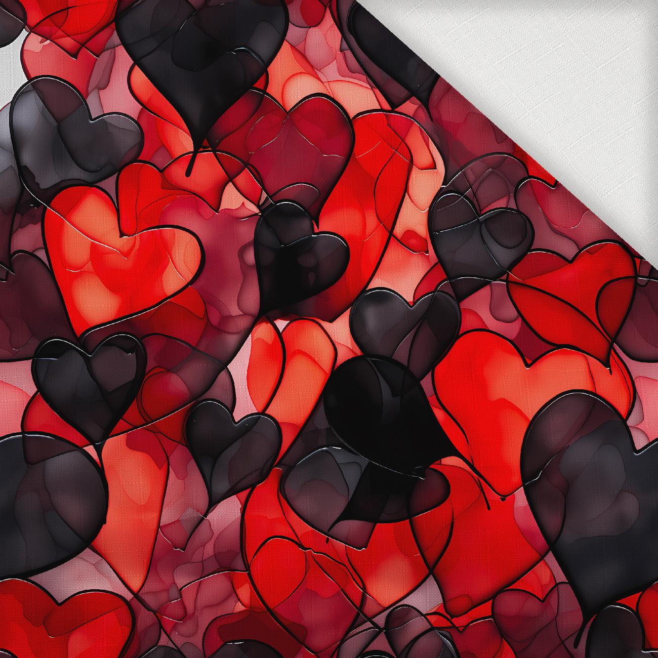 VALENTINE'S DAY 19 - Tkanina na obrusy