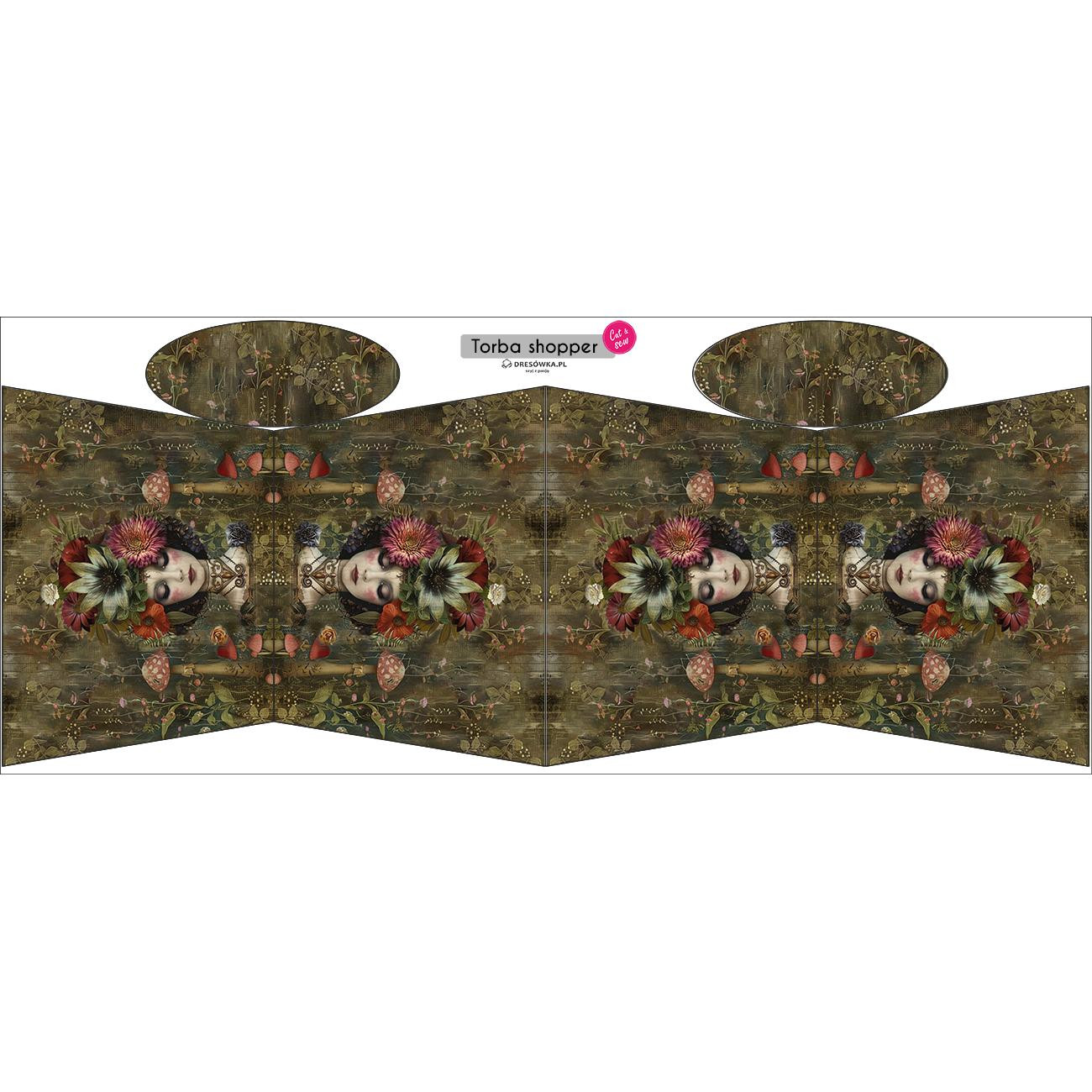 TORBA SHOPPER - VINTAGE AURA WZ.2 - zestaw do uszycia