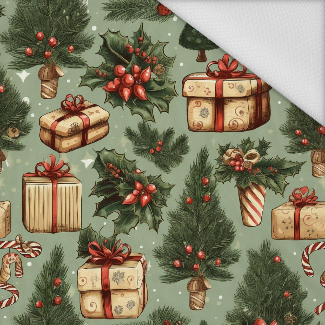 Vintage Christmas wz.13 - tkanina wodoodporna