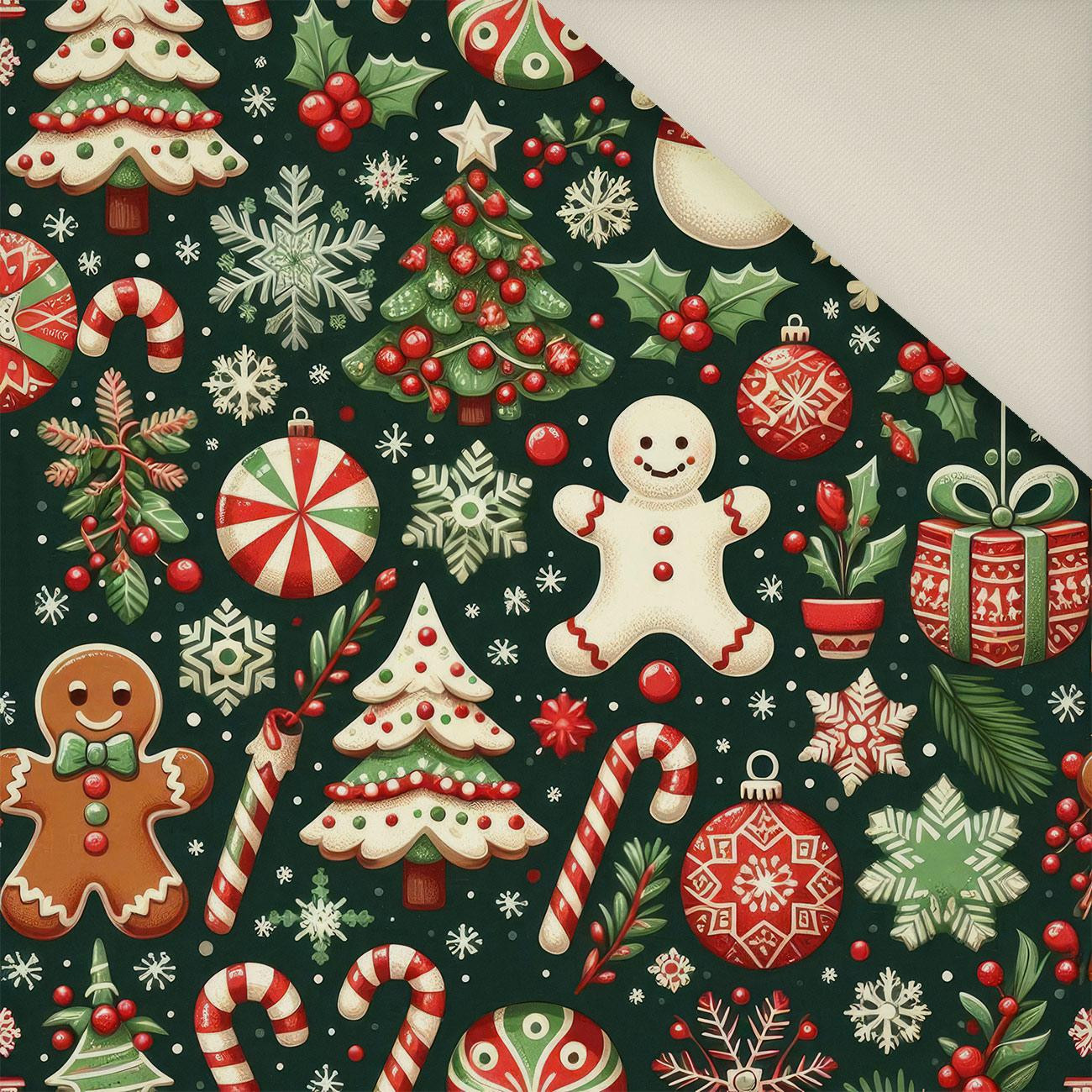 HAPPY CHRISTMAS WZ. 11- Welur tapicerski