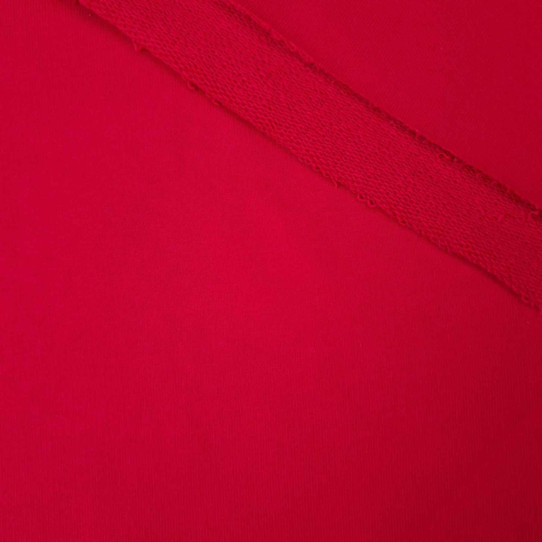 Gruba dzianina pętelkowa (P290) - RED WINE (D-211) 