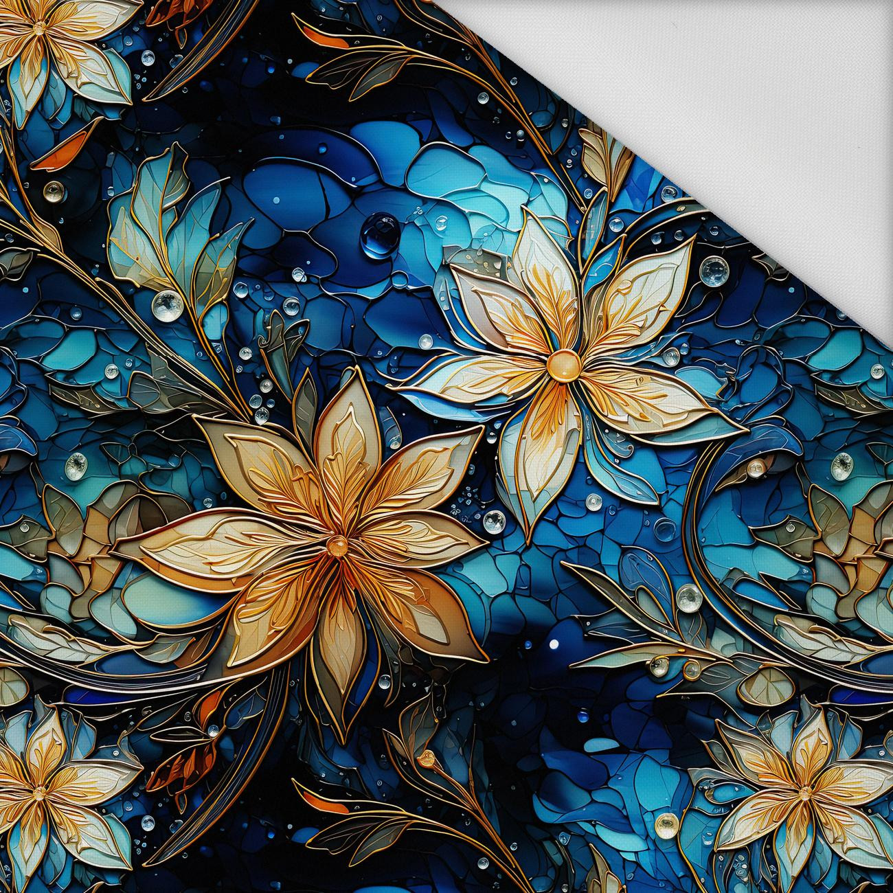 WINTER FLOWERS WZ.4 - tkanina wodoodporna