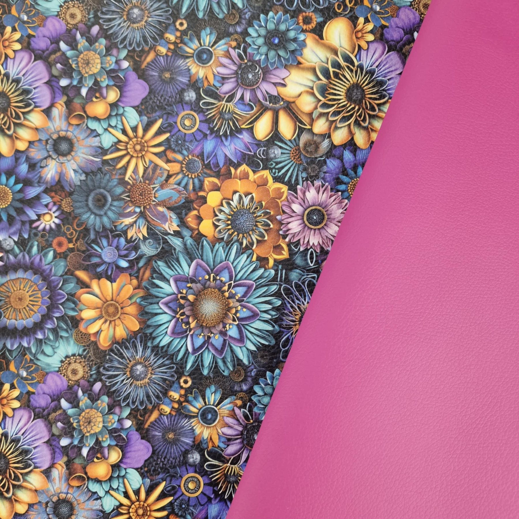 FUKSJA  (46 cm x 50 cm) - ekoskóra matowa