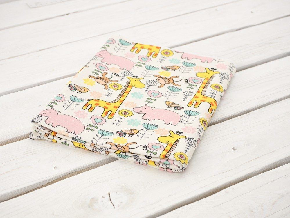 KOLOROWE SAFARI - dresówka pętelkowa