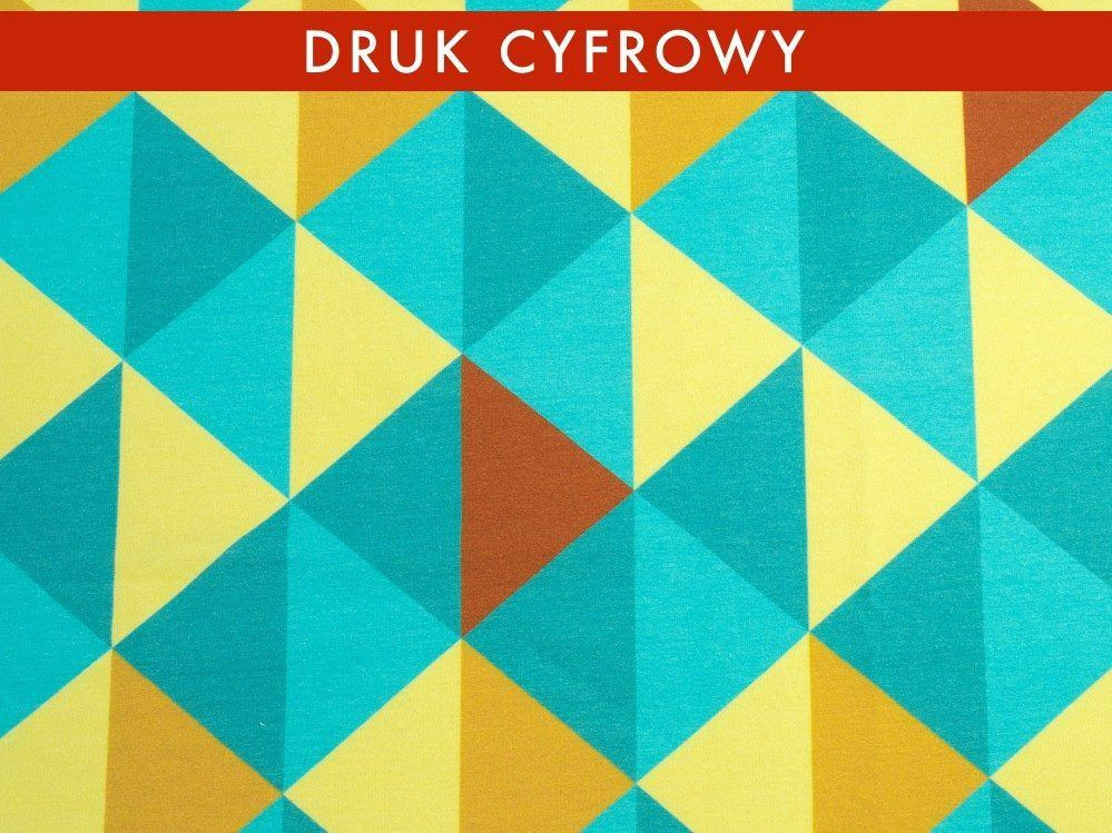 MOZAIKA - dresówka pętelkowa 