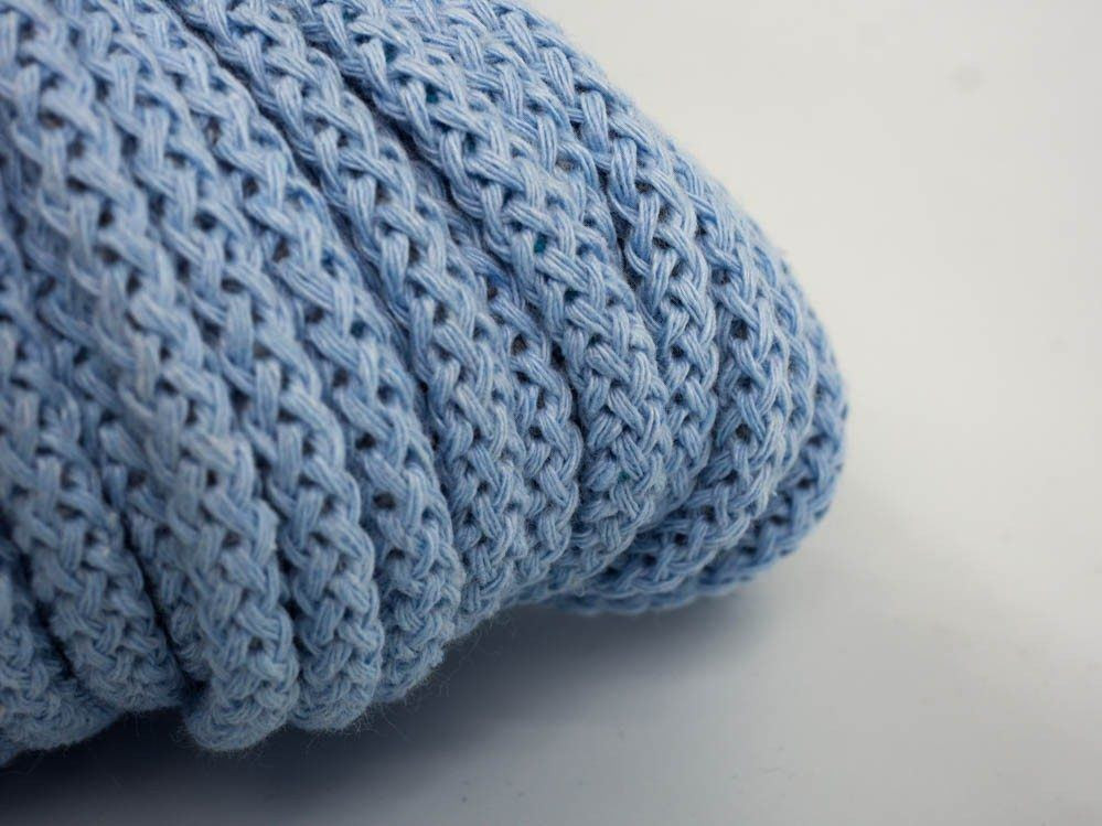 Sznurek  bawełniany  okrągły 5mm - BABY BLUE
