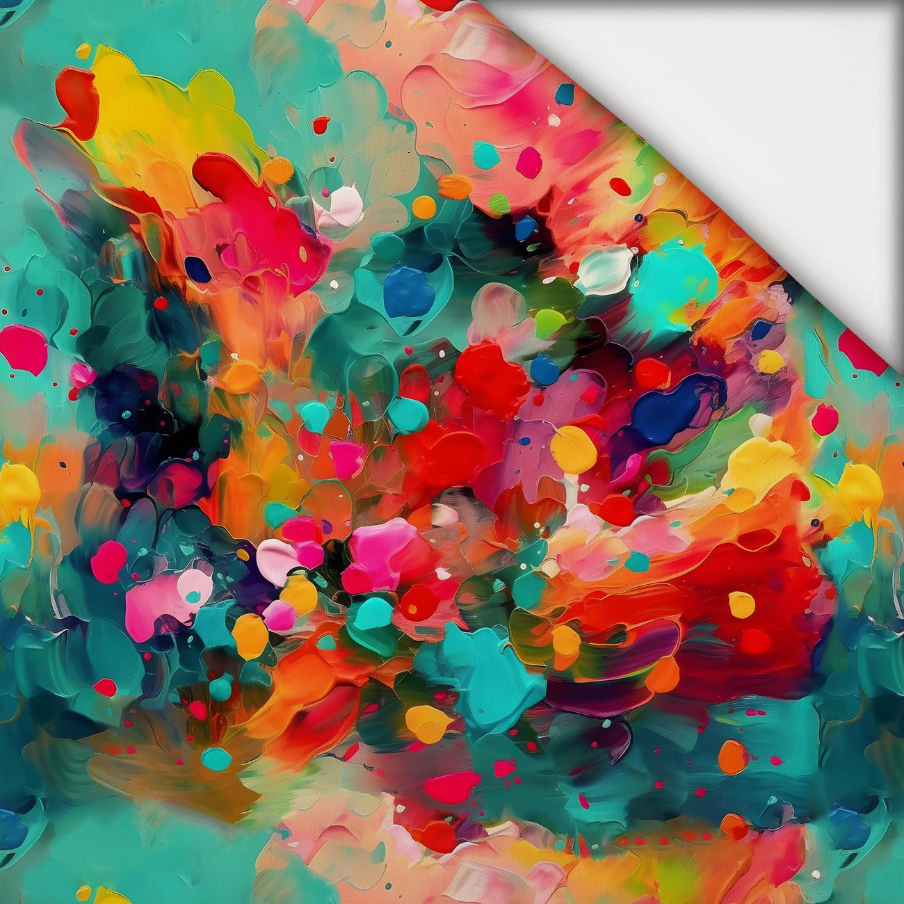 ABSTRACTION WZ.25 - lekka dzianina drapana