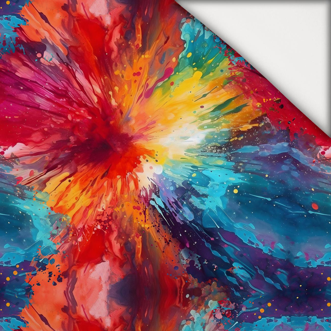 ABSTRACTION WZ.28 - lekka dzianina drapana