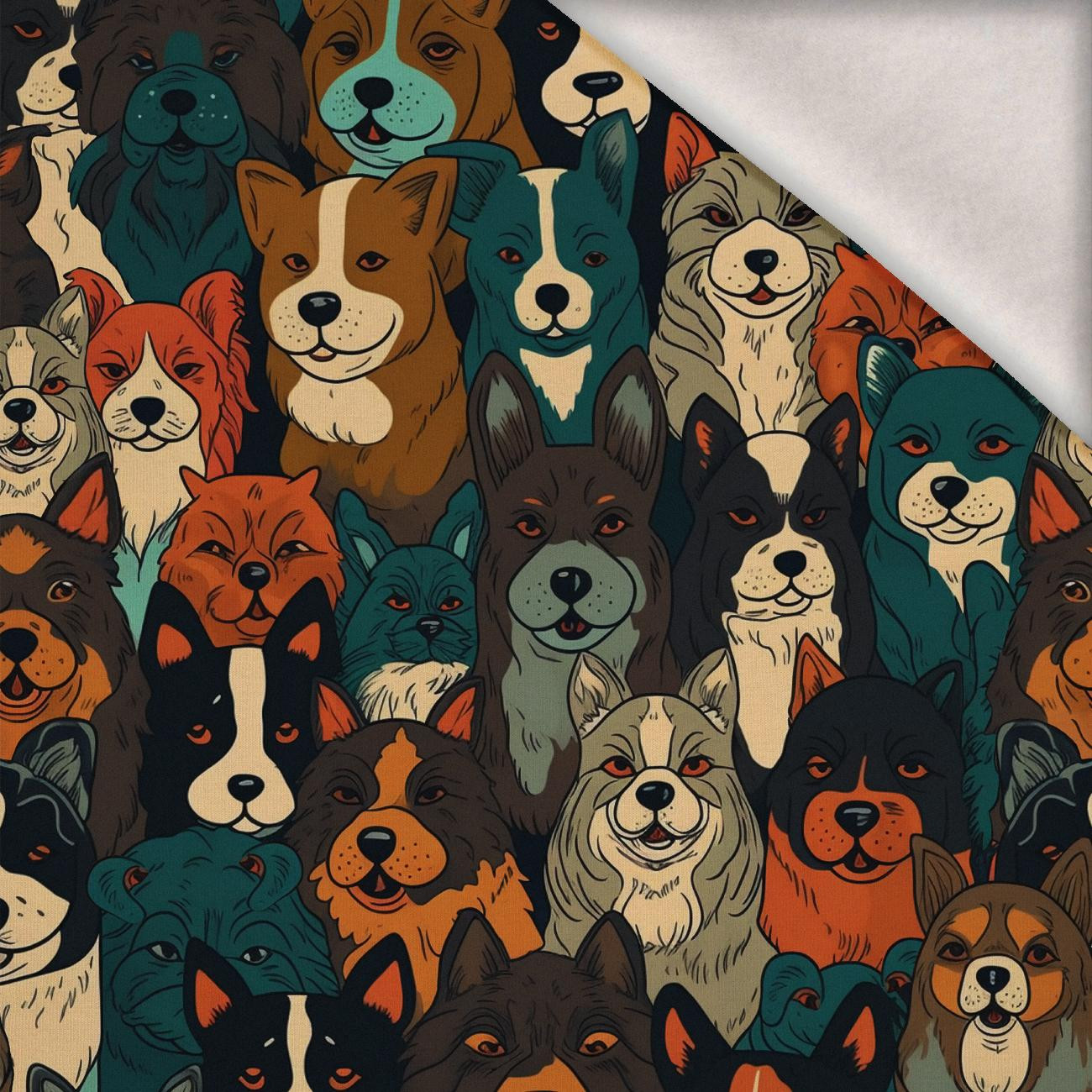 ANIMALS WZ.5 - dzianina drapana z elastanem ITY ANIMALS WZ.5 - dzianina drapana z elastanem ITY