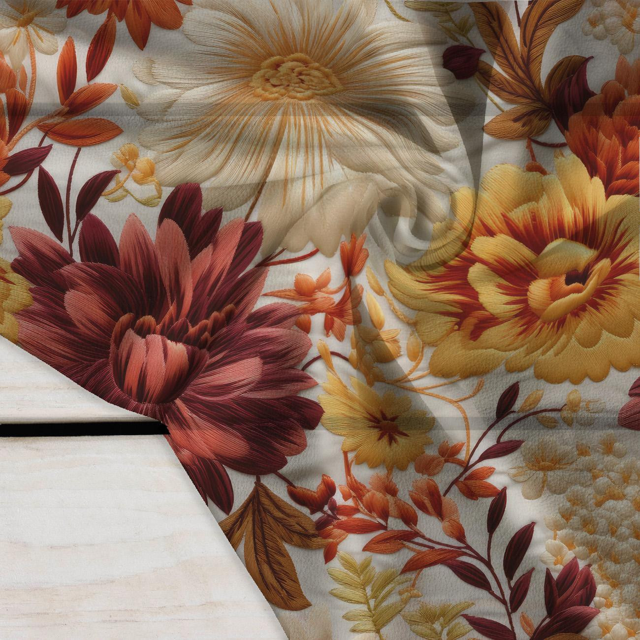 AUTUMN FLOWERS WZ. 7 - Krepa