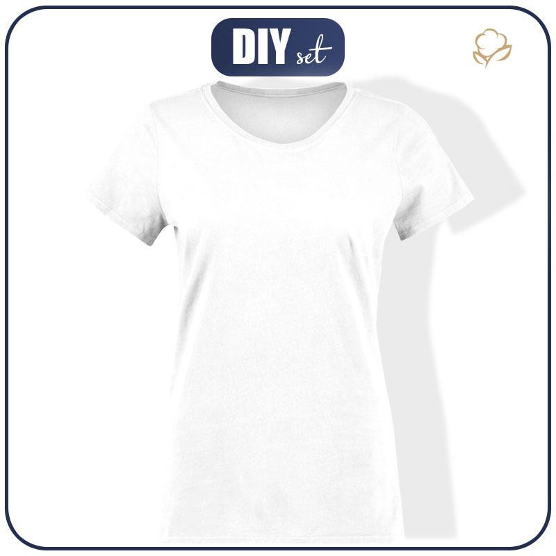 T-SHIRT DAMSKI - B-00 BIAŁY - single jersey