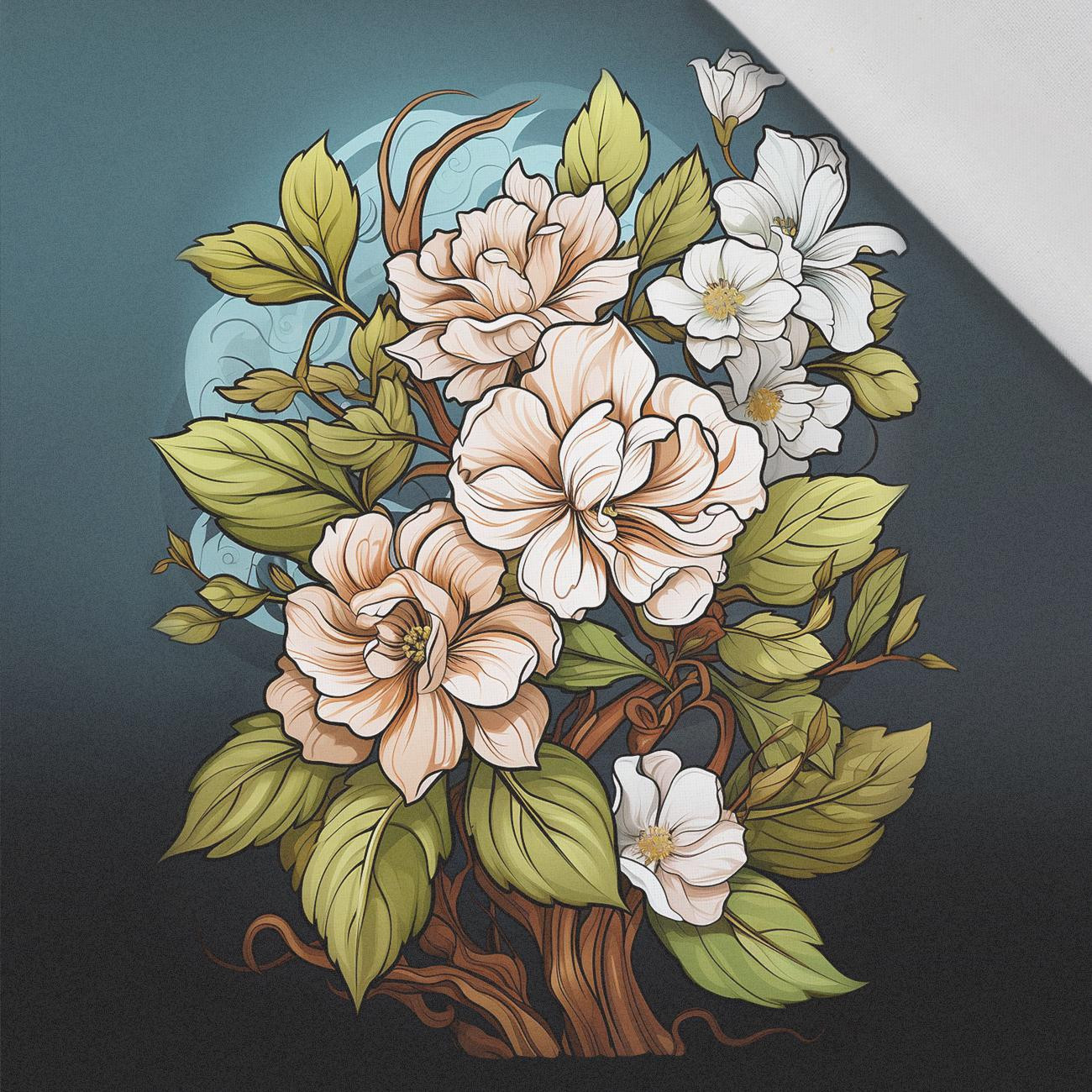 BOUQUET OF FLOWERS WZ.9 - panel (75cm x 80cm) tkanina bawełniana