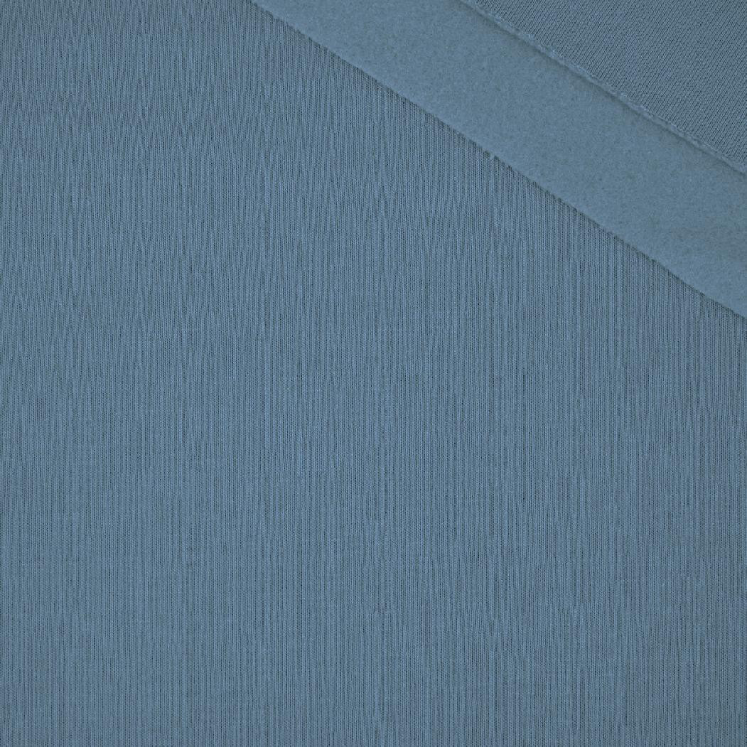 M-01 SLATE BLUE - gruba dresówka drapana D300