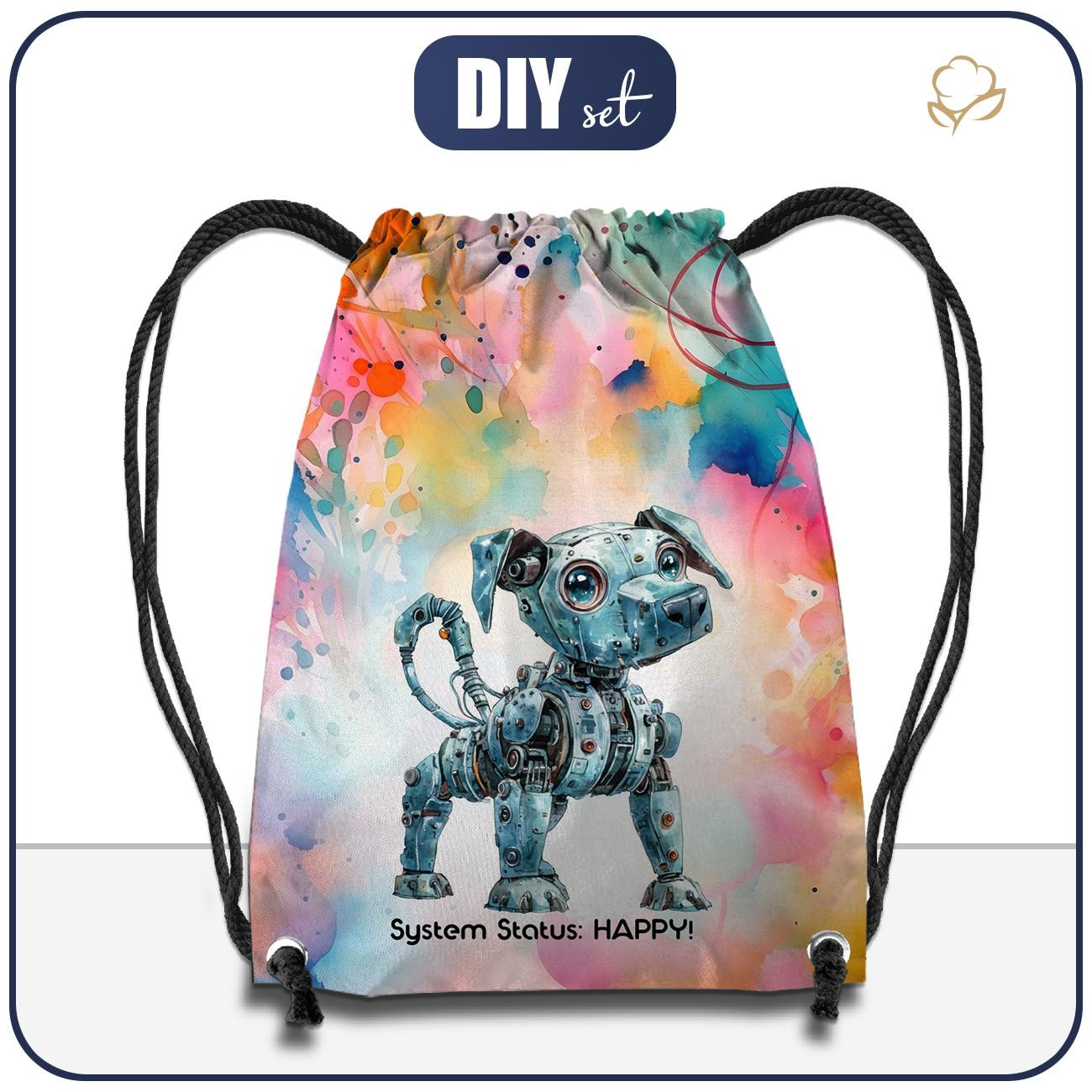 WORKOPLECAK - DOG BOLTIE - zestaw do uszycia