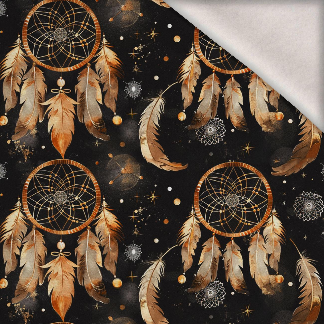 DREAM CATCHERS wz.2 - dzianina drapana z elastanem ITY DREAM CATCHERS wz.2 - dzianina drapana z elastanem ITY