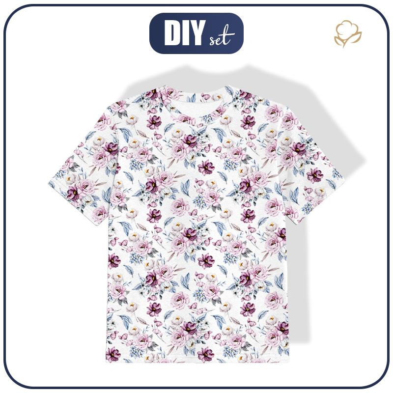 T-SHIRT DZIECIĘCY - AKWARELOWY BUKIET wz. 2 - single jersey