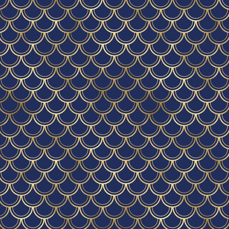 ZŁOTE ŁUSKI wz. 2 (ZŁOTY OCEAN) / granatowy
